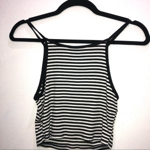 Striped crop top